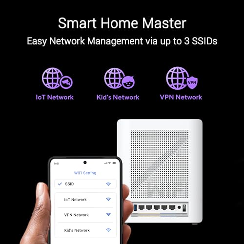 ASUS ZenWiFi BQ16 Pro Quad-Band WiFi 7 Mesh Router (1 Pack), up to 4000 sqft, 2X 10G Ports Each, Smart Home Master with Multi-SSID, VPN & Parental Controls, Subscription-Free Security, AiMesh - image 8