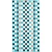 Produktbild CAWÖ Home Handtücher Unique Karo 942 türkis - 44 Duschtuch 70x140 cm