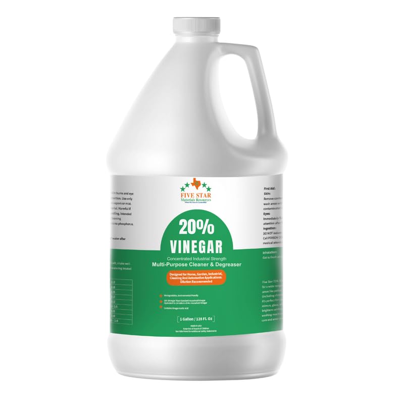 FIVE STAR MATERIALS RESOURCES 20% Vinegar Concentrated | White Vi...