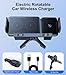 DICMKY Wireless Car Charger Mount Holder for Samsung Galaxy Z Fold 7 6 5 4 3 2, Rotatable Air Vent Dual Coils Auto Clamping Fast Charging Phone Holder for iPhone 16 15, Samsung S25, Google Pixel 9 Pro
