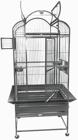Kings Cages SLT 2724 Parrot Bird Toy Toys cage Cages Conure Amazon African Grey (Grey/Silver)