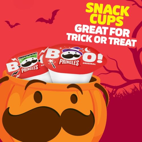 Pringles Potato Crisps Chips, Halloween Snacks, Trick or Treat, Snack Stacks, Original, 16oz Box (24 Cups) - image 5