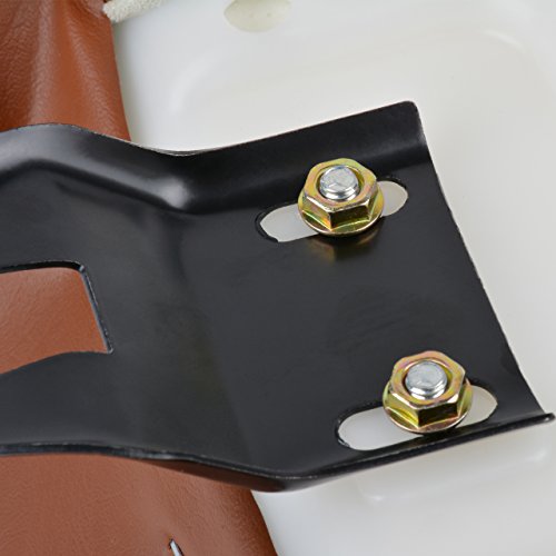 KATUR Universal Motorcycle Cafe Racer Seat Flat Vintage Seat Cushion Saddle for Honda CB125S CB550 CL350 450 CB CL Retro Cafe Racer Brown