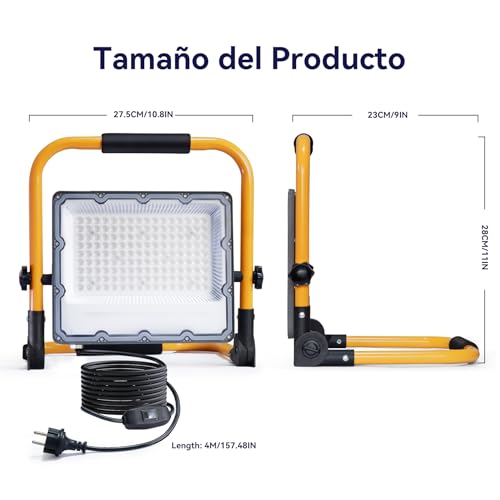 Luz de construcción para averías exteriores sin sombras ni cortes 5