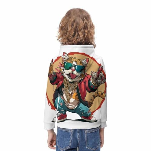 Pull chaton mignon pour garçons et filles idéal pour l'école - 4