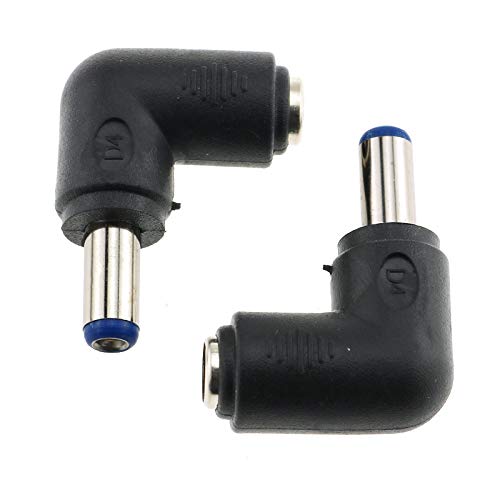 Adaptador Conector DC 5.5x2.1mm Ángulo 90° Pack 2 miniatura 4