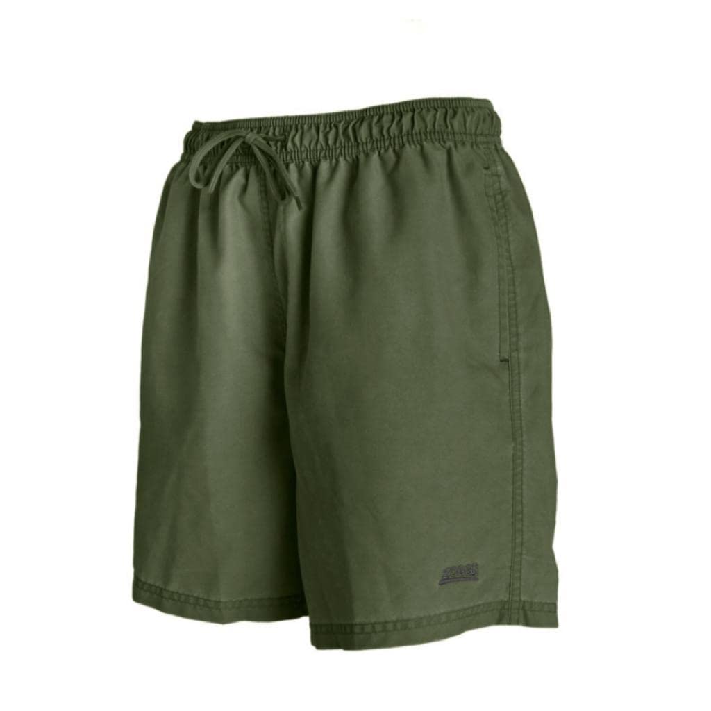 Zoggs Men Mosman Washed Swim Shorts - Khaki, 2X-Large/40-Inch
