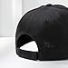 Baseball Cap Adjustable Size for Running Workouts and Outdoor Activities, Gym, Hiking- All Seasons for Men/Women (US, Alpha, One Size, Black)