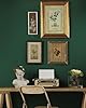 CiCiwind Self Adhesive Wallpaper Dark Green Contact Paper 40×300cm Peel and Stick Wallpaper Green Thicken Sticky Back Plastic Waterproof Living Room Bedroom Wall Furniture Decorative Vinyl Film #2