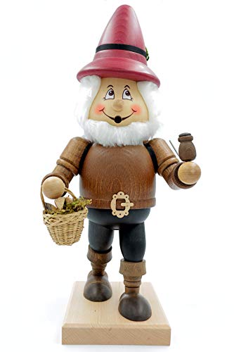 Kuhnert - Original Erzgebirgische Holzkunst Räuchermann Räucherfigur...