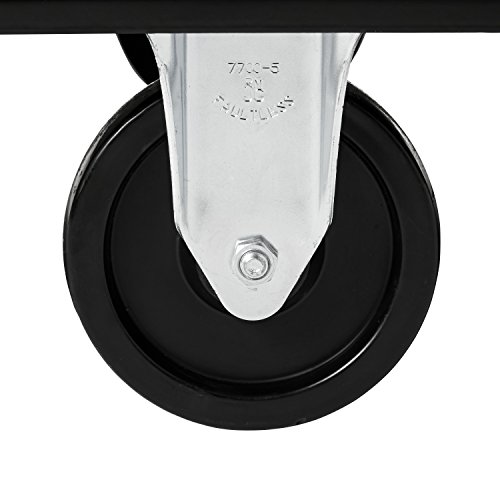 Image of Rubbermaid Commercial Utility Truck 20 Cubic Feet 1200 lb. Capactiy Black Large Cart for Commercial /Waste /Laundry Transportation /Collection