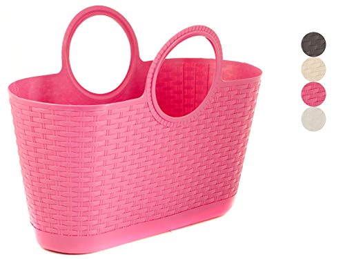 Borsa Multiuso Chiusa In Rattan, Materiale Multicolore, 20 X 20 X 30 Cm (1722400)