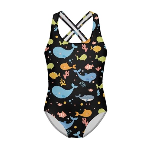 Image of Girls One-Piece Swimsuit for Swimming Lessons Beach Volleyball Pool Party Outdoor Training Quick Dry