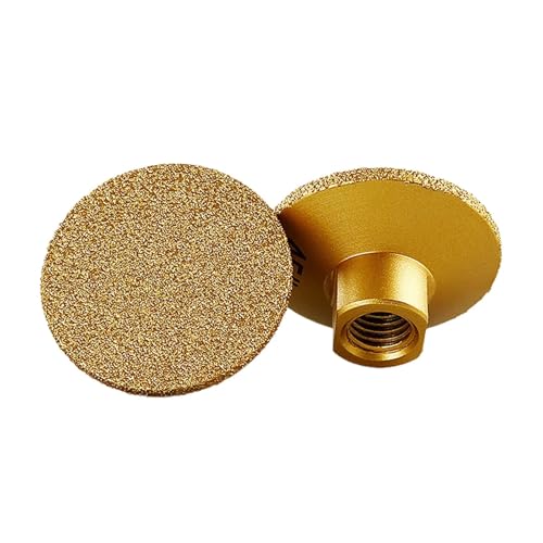 Tête de meulage diamantée plate de 2 pouces M14 pour le ponçage de pierre