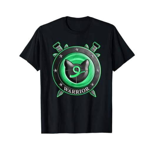 Katze Krieger T-Shirt Geschenk für Kids