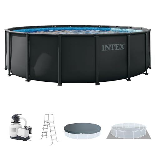 INTEX Ultra XTR 18 ft x 52 in Above Ground Pool Set, Round S...
