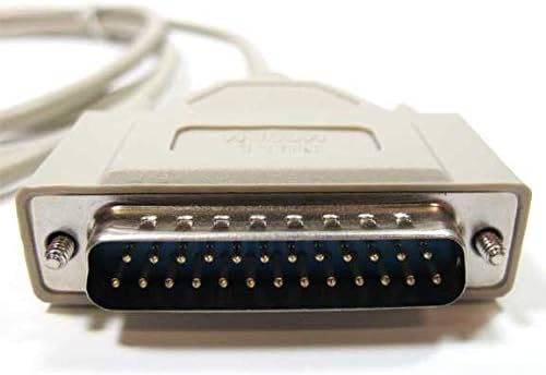 DB9 Female To DB25 Male Null Modem Serial Cable - 15 Feet, Fully Shielded With Gold-Plated Contacts & Thumbscrews