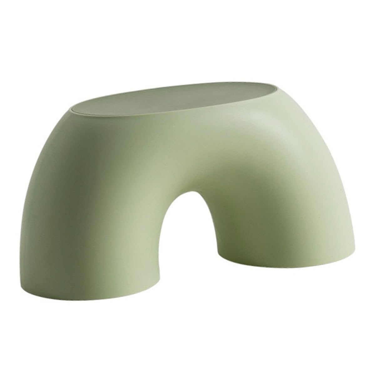 Marchepied rond vert PP antidérapant enfant, petit tabouret de cuisine et chambre léger