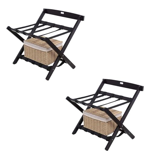 Porte-valise de suite d'hôtel avec étagère à chaussures pliante