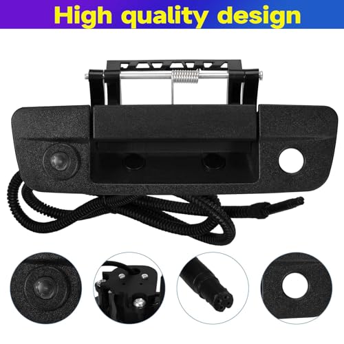 Image of SZSAUTO Car Tailgate Handle Backup Camera Replacememtwith RCA Connector Power Cable