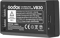 Godox VB30 Akku für V100 V1Pro V1, Akku Ersatz mit USB C Port für V1ProC V1ProS V1ProN V1S V1C V1N V1F V1O V1P V100C V100N V100S V860III-S V860III-C V860III-N Kamerablitz Speedlite