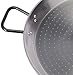 Garcima 22-inch Pata Negra Restaurant Grade Paella Pan, 55cm, Large, Silver
