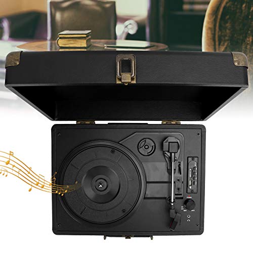 PUSOKEI Tourne-Disque Vinyle, Tourne-disques Rétro Vintage, Tourne-Disque Portable Bluetooth à 3 Vitesses pour Valise… - Les Beatles, Paul McCartney, John Lennon, RIngo Starr, George Harrison PUSOKEI Tourne-Disque Vinyle, Tourne-disques Rétro Vintage, Tourne-Disque Portable Bluetooth à 3 Vitesses pour Valise… – Image 7