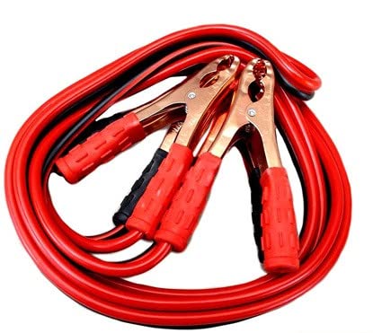 Car Auto Jumper Cables Battery Booster Wire Clamp with Alligator Wire Heavy Duty - 7ft, 500 AMP - Red & Black for Chevrolet Optra