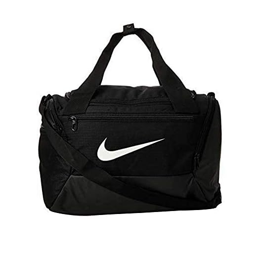 NIKE NK Brsla XS Duff-9.0 (25L) Bolsa Lona de Deporte, Unisex Adulto, Black/Black/White, MISC