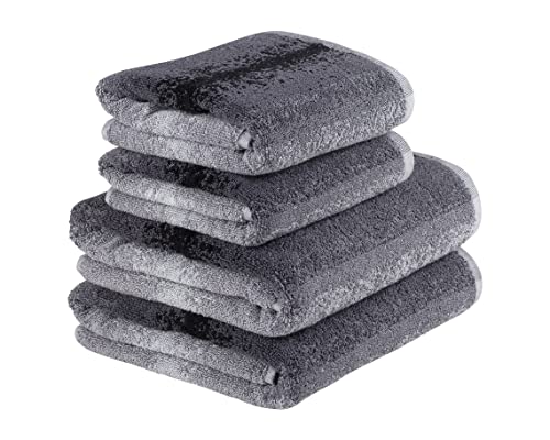 La Maison 100% Egyptian Cotton 600GSM Superior Towel Hand Towel Bath Towel Super Soft Everyday Use (50cm x 85cm Hand Towel, Grey) - Cosy Home Interiors La Maison 100% Egyptian Cotton 600GSM Superior Towel Hand Towel Bath Towel Super Soft Everyday Use (50cm x 85cm Hand Towel, Grey) - Image 2