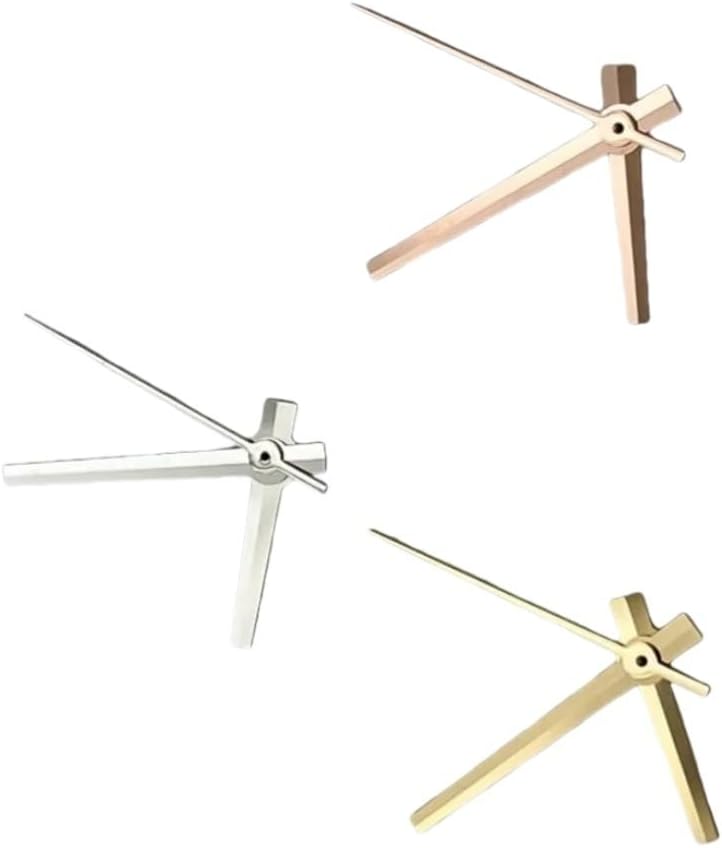 1 Set Watch Hands Kit, 8MM*12MM*13.5MM Watch Needles for NH35/NH36/4R/7S Automatic Movement Accessories(Silver)