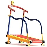 Fitness Exercise Equipment for Kids, Treadmill with Widen Runway, Running Treadmill with LED Display, Children's Treadmills for Beginner Exercise, Boys and Girls