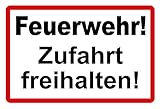 wetterfest Aluminium-Schild Warnhinweis \
