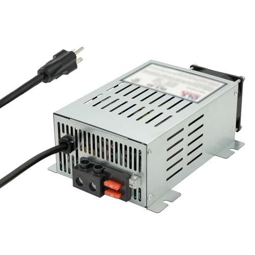 Power Converter with Built-in 3 Stage Smart Battery Charger Replacement for DLS DLS-45 45 Amp 12V RV Battery Charger