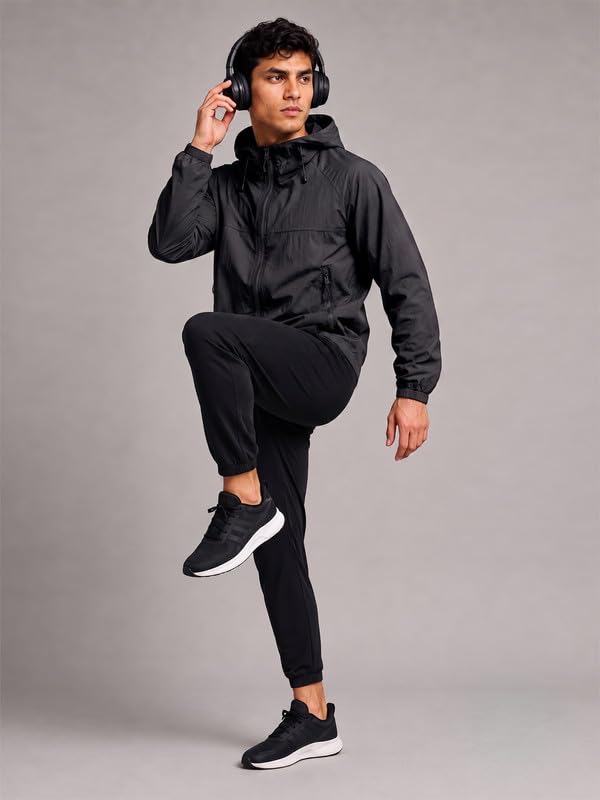Image of CHKOKKO Sunscreen Jacket For Men With Hood | Advanced Upf 50+ UV Ray Sunblock Sunscreen | Water-repellent Lightweight Nylon Cooling Quick Dry Fabric | Sports Cycling Travel & Dailywear