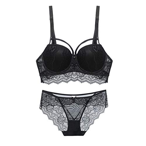 Ensemble de lingerie en dentelle et soutien-gorge push up chic