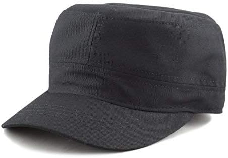 Miniatura 2 de The Hat Depot Gorras militares de sarga de algodón fabricado en Estados Unidos