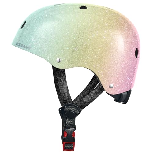Image of Odoland Kids Bike Helmet for Boy Girl Age 3-8 for Cycling, Scooter, Skating