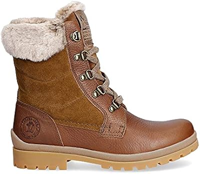 Panama Jack PT153513 Mujer Botas Militar, Marrón (Cuero B1), 41 EU