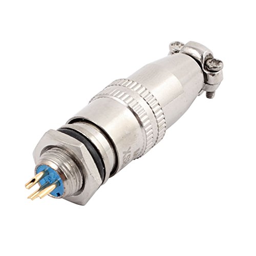 Conector de aviación XS8JK-3P metal 8mm 3A 250V miniatura 1