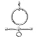 3 sets 925 Sterling Silver Toggle Clasp 9mm for Bracelets / Necklaces Design