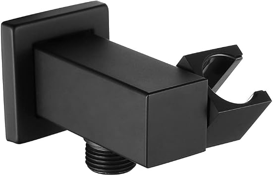 Wall Mount Shower Holder Adjustable Matte Black E3024