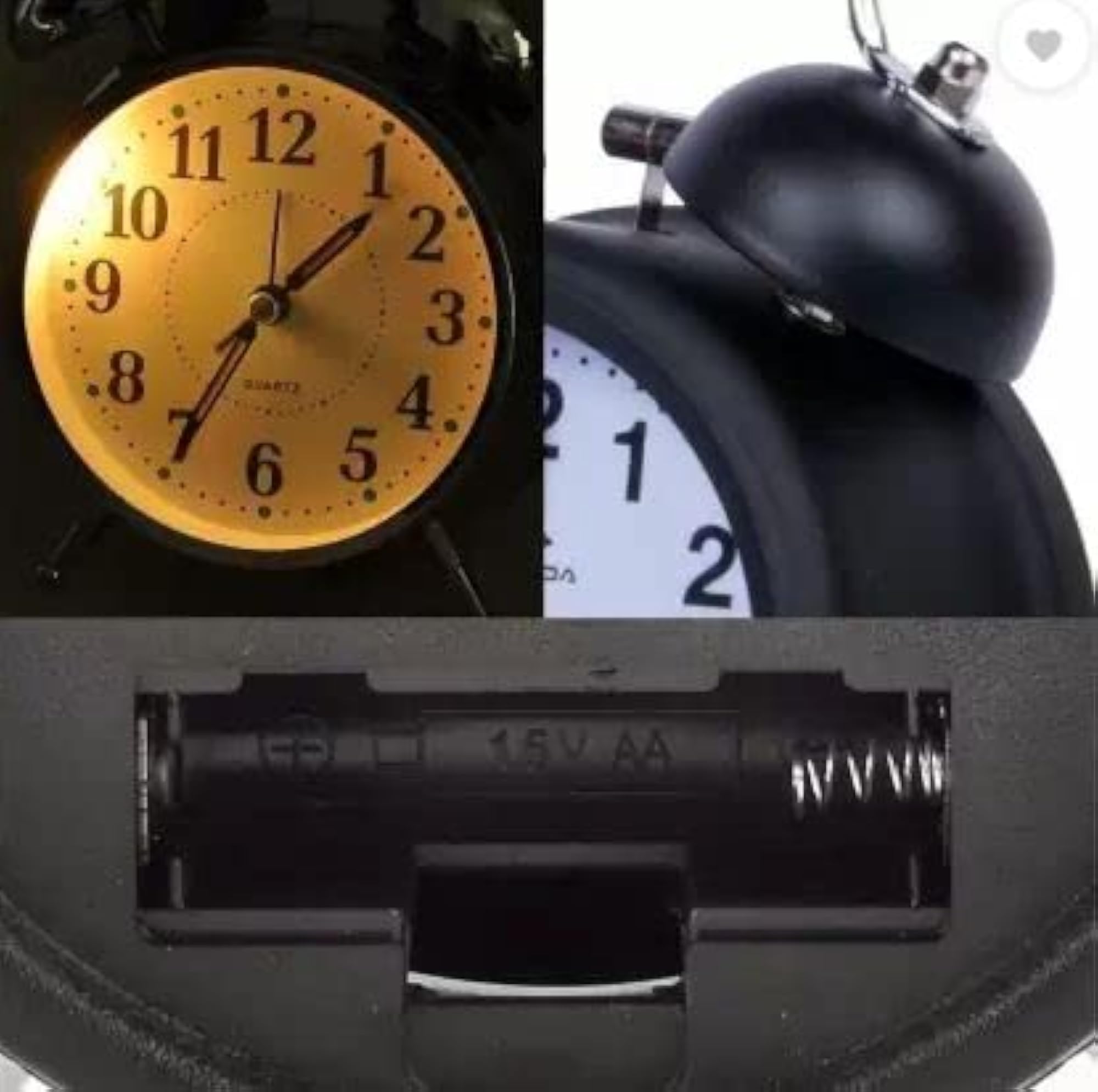 Analog Black Clock