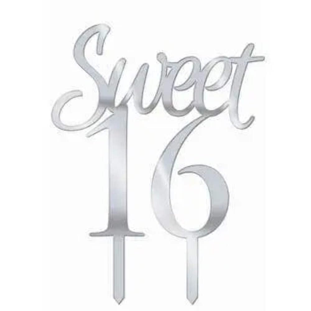 Sweet 16 Cake Topper