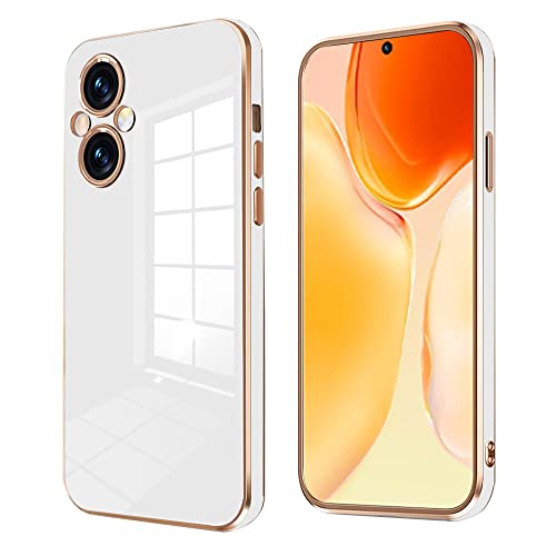 Coque OnePlus Nord N20 5G silicone souple antichoc blanc