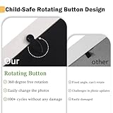 A3 Picture Frame,Wood A3 Frame with A4 Mount for 29.7 x 42 cm Photo,White A3 Frame,Poster Frame with Plexiglass Window for Wall Mount,Display for Home,Office,Posters,Gallery,1PCS - Image 5