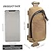 Cndiyald MOLLE Pouch Shoulder Strap Bag, Hunting Tools Accessories Pocket for Backpack, Sport Camping Hiking Gear, Khaki