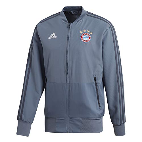 adidas 18/19 FC Bayern Veste, Gris (acenat), XS Homme