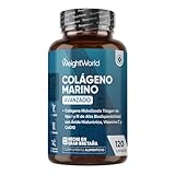 Colágeno Marino con Ácido Hialurónico, Vitamina C, Zinc y Coenzima Q10-120 Cápsulas de Colágeno Tipo I y III del Titagen®, Sin Estearato de Magnesio, OGM ni Gluten