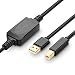 UGREEN 30FT Printer Cable USB Active Repeater USB 2.0 A to B Male Printer Scanner Cable 10M for PC, Mac, HP, Canon, Lexmark, Epson, Dell, Xerox, Samsung etc